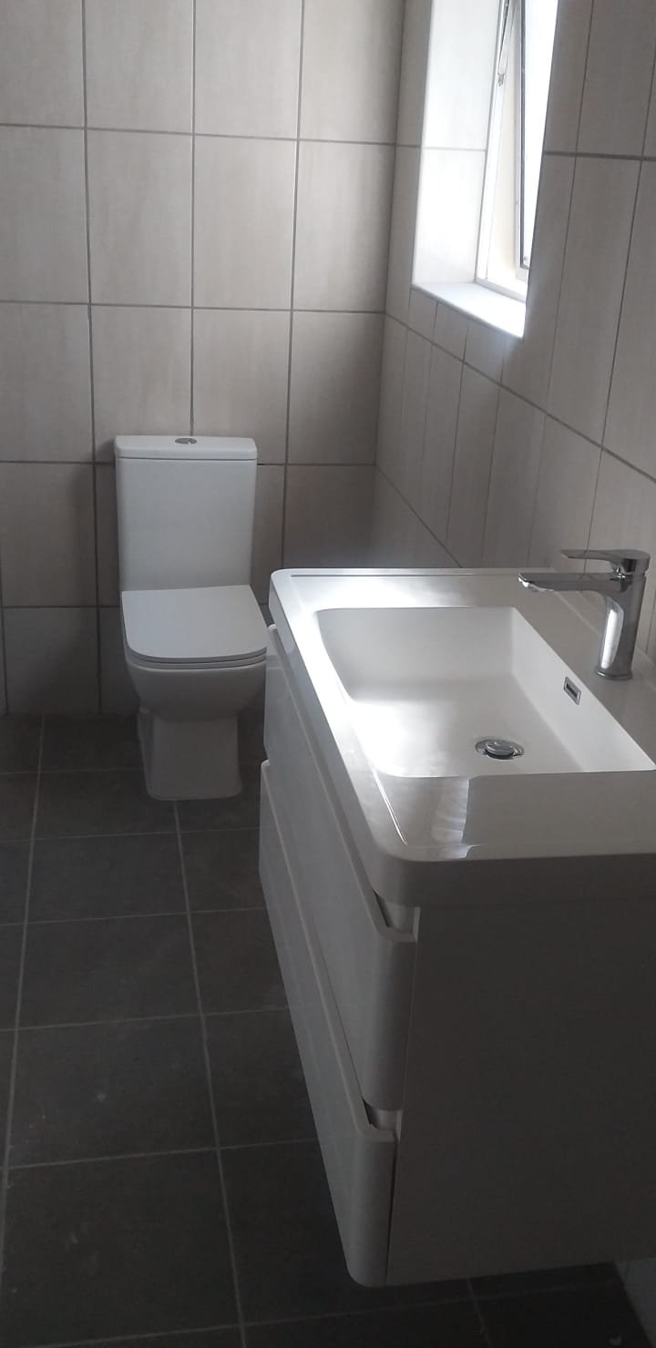 Wall-mounted basin and vanity