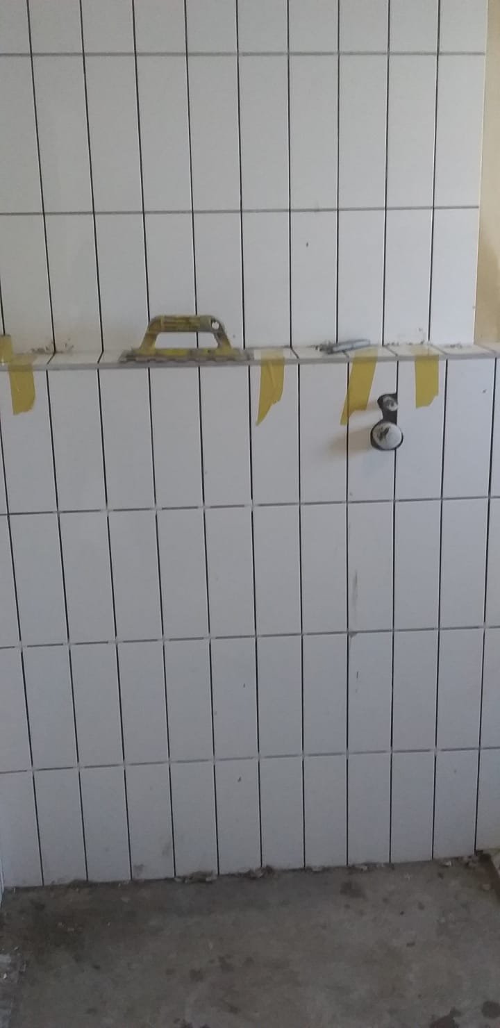 Subway tiled bathroom